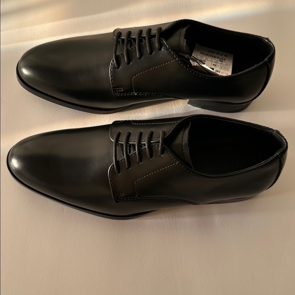 Zara Classic Black Men's Dress Elegant Shoes - Picture 17 of 17